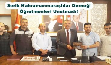 Serik Kahramanmaraşlılar Derneği Öğretmenleri Unutmadı!