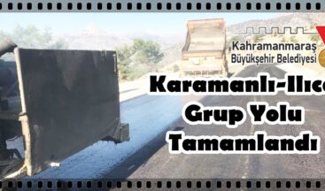 Karamanlı-Ilıca Grup Yolu Tamamlandı!