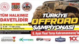 Türkiye Offroad Şampiyonası Kahramanmaraş’ta!
