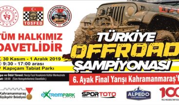Türkiye Offroad Şampiyonası Kahramanmaraş’ta!