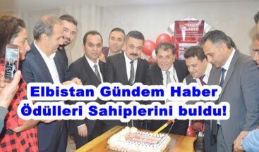Elbistan Gündem Haber Ödülleri Sahiplerini buldu!