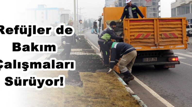Refüjler de Bakım Çalışmaları Sürüyor!