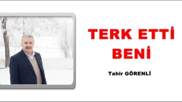 TERK ETTİ BENİ