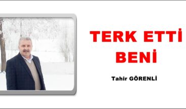TERK ETTİ BENİ