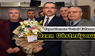 Kaynaklarımızı Verimli Kullanmaya Özen Gösteriyoruz!