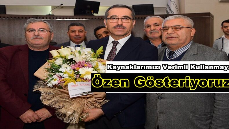 Kaynaklarımızı Verimli Kullanmaya Özen Gösteriyoruz!