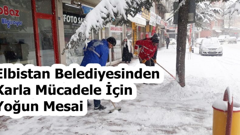 Belediyeden Karla Mücadele İçin Yoğun Mesai!