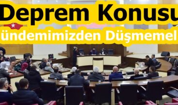 Deprem Konusu Gündemimizden Düşmemeli!