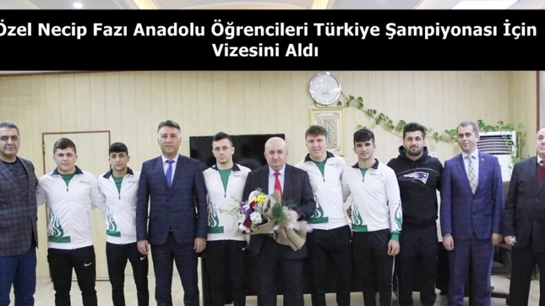 Özel Necip Fazı Anadolu Öğrencileri Türkiye Şampiyonası İçin Vizesini Aldı!
