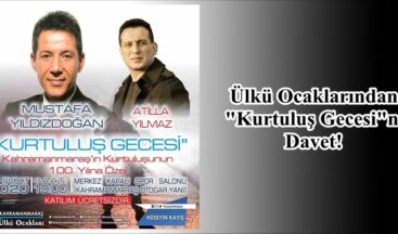 Ülkü Ocaklarından “Kurtuluş Gecesi”ne Davet!