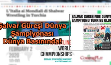 Şalvar Güreşi Dünya Şampiyonası Dünya Basınında!