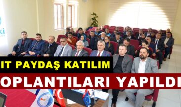 FRIT PAYDAŞ KATILIM TOPLANTILARI YAPILDI!