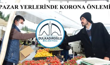 PAZAR ESNAFINA MASKE DAĞITILDI!