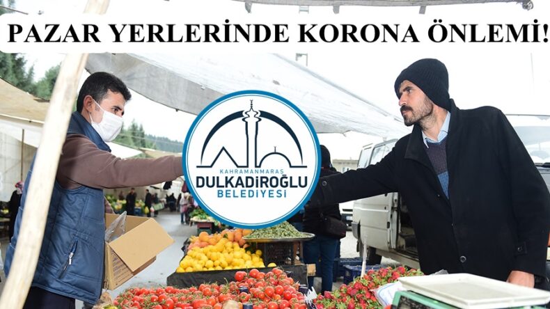 PAZAR ESNAFINA MASKE DAĞITILDI!