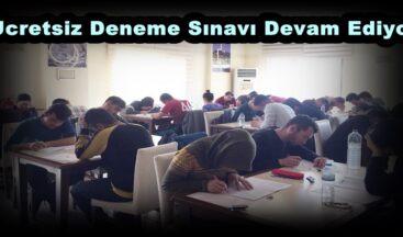 Ücretsiz Deneme Sınavı Devam Ediyor!
