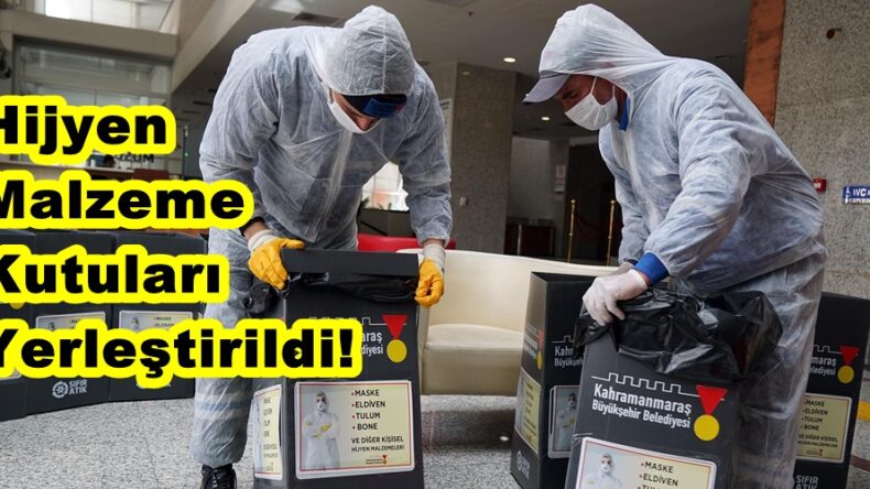 Hijyen Malzeme Kutuları Yerleştirildi!