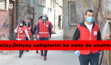 Kızılay,İhtiyaç sahiplerini bu sene de unutmadı!