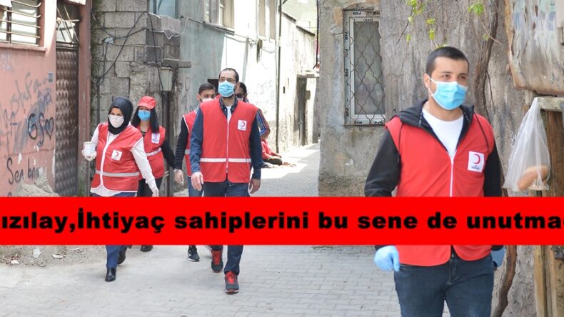 Kızılay,İhtiyaç sahiplerini bu sene de unutmadı!