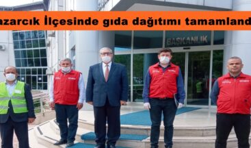 Pazarcık İlçesinde gıda dağıtımı tamamlandı!