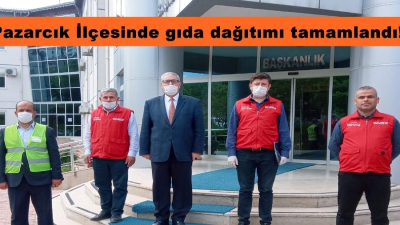 Pazarcık İlçesinde gıda dağıtımı tamamlandı!