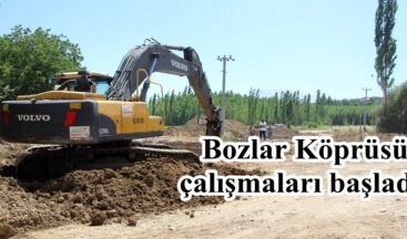 Bozlar Köprüsü çalışmaları başladı!