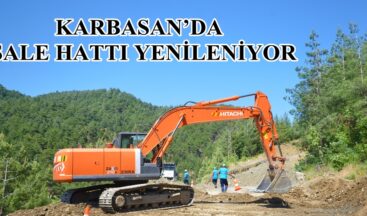 KARBASAN’DA İSALE HATTI YENİLENİYOR