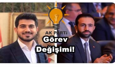 Ak Parti Gençlik Kollarında görev değişimi!