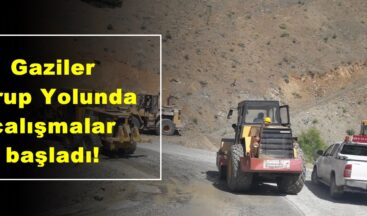 Gaziler Grup Yolunda çalışmalar başladı!