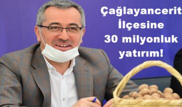 Çağlayancerit İlçesine 30 milyonluk yatırım!
