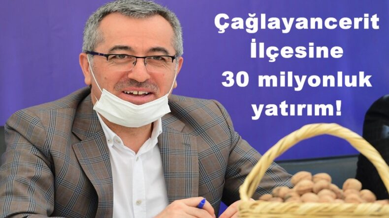 Çağlayancerit İlçesine 30 milyonluk yatırım!