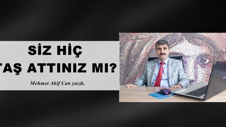 SİZ HİÇ TAŞ ATTINIZ MI?