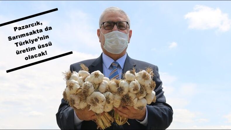 Pazarcık, Sarımsakta da Türkiye’nin üretim üssü olacak!