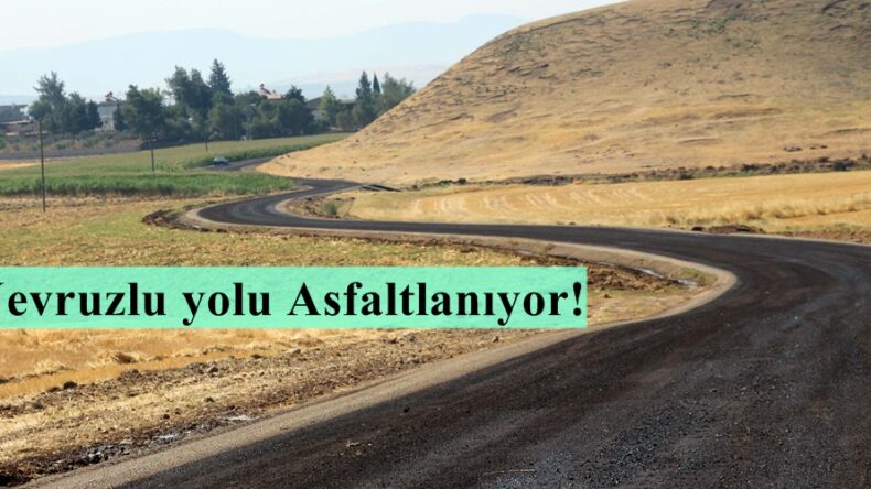 Nevruzlu yolu Asfaltlanıyor!