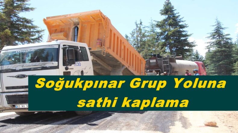 Soğukpınar Grup Yoluna sathi kaplama!