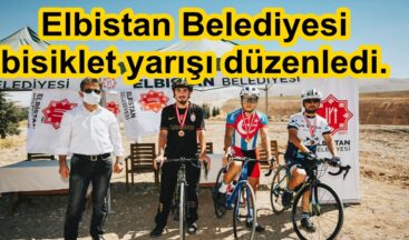 Elbistan Belediyesi bisiklet yarışı düzenledi.