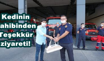 Kedinin Sahibinden Teşekkür ziyareti!