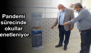 Pandemi sürecinde okullar denetleniyor.