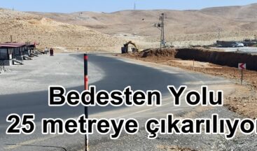 Bedesten Yolu 25 metreye çıkarılıyor.