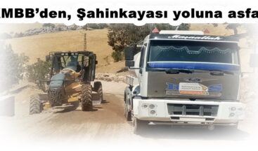 KMBB’den, Şahinkayası yoluna asfalt