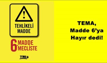 TEMA, Madde 6’ya Hayır dedi!