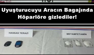Uyuşturucuyu Aracın Bagajında Höparlöre gizlediler!