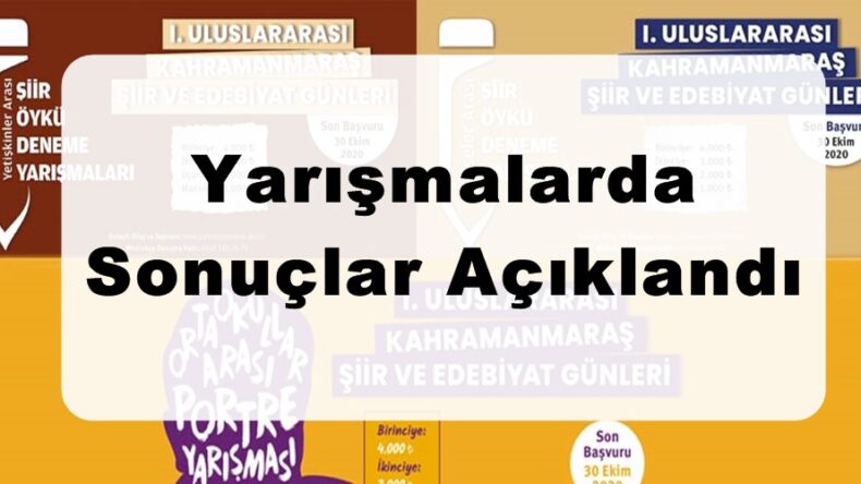 Yarışmalarda Sonuçlar Açıklandı!