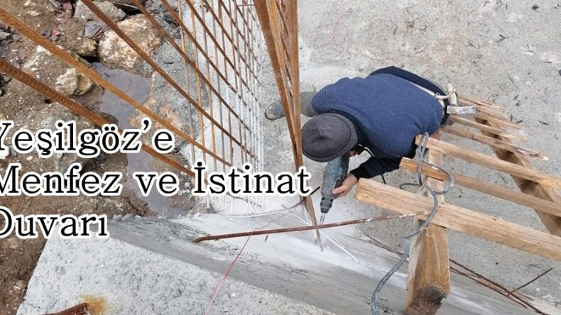 Yeşilgöz’e Menfez ve İstinat Duvarı