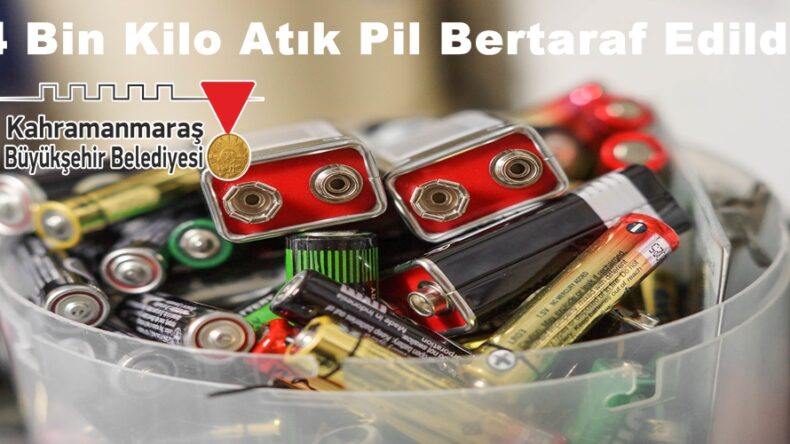 4 Bin Kilo Atık Pil Bertaraf Edildi