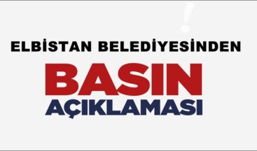 Elbistan Belediyesinden İYİ Parti’nin Paylaşımlarına ilişkin açıklama!