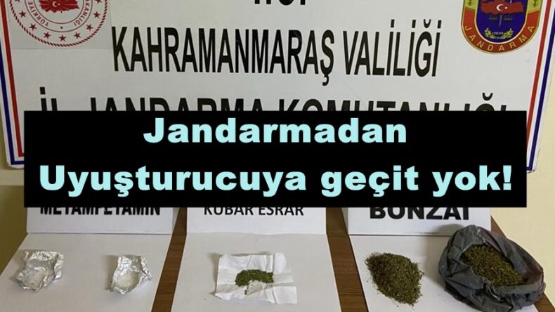 Jandarmadan Uyuşturucuya geçit yok!