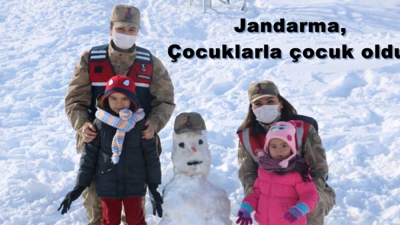 Jandarma,Çocuklarla çocuk oldu!