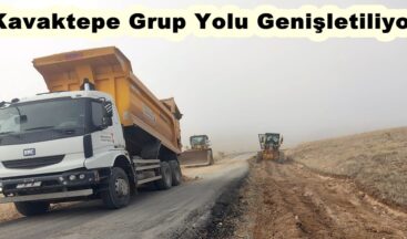 Kavaktepe Grup Yolu Genişletiliyor.