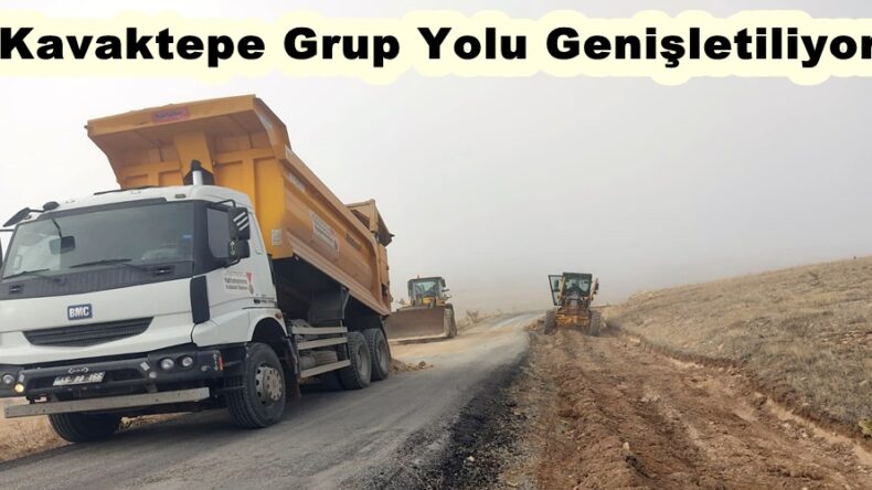 Kavaktepe Grup Yolu Genişletiliyor.