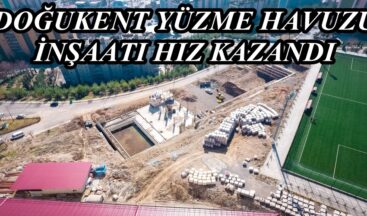 DOĞUKENT YÜZME HAVUZU İNŞAATI HIZ KAZANDI